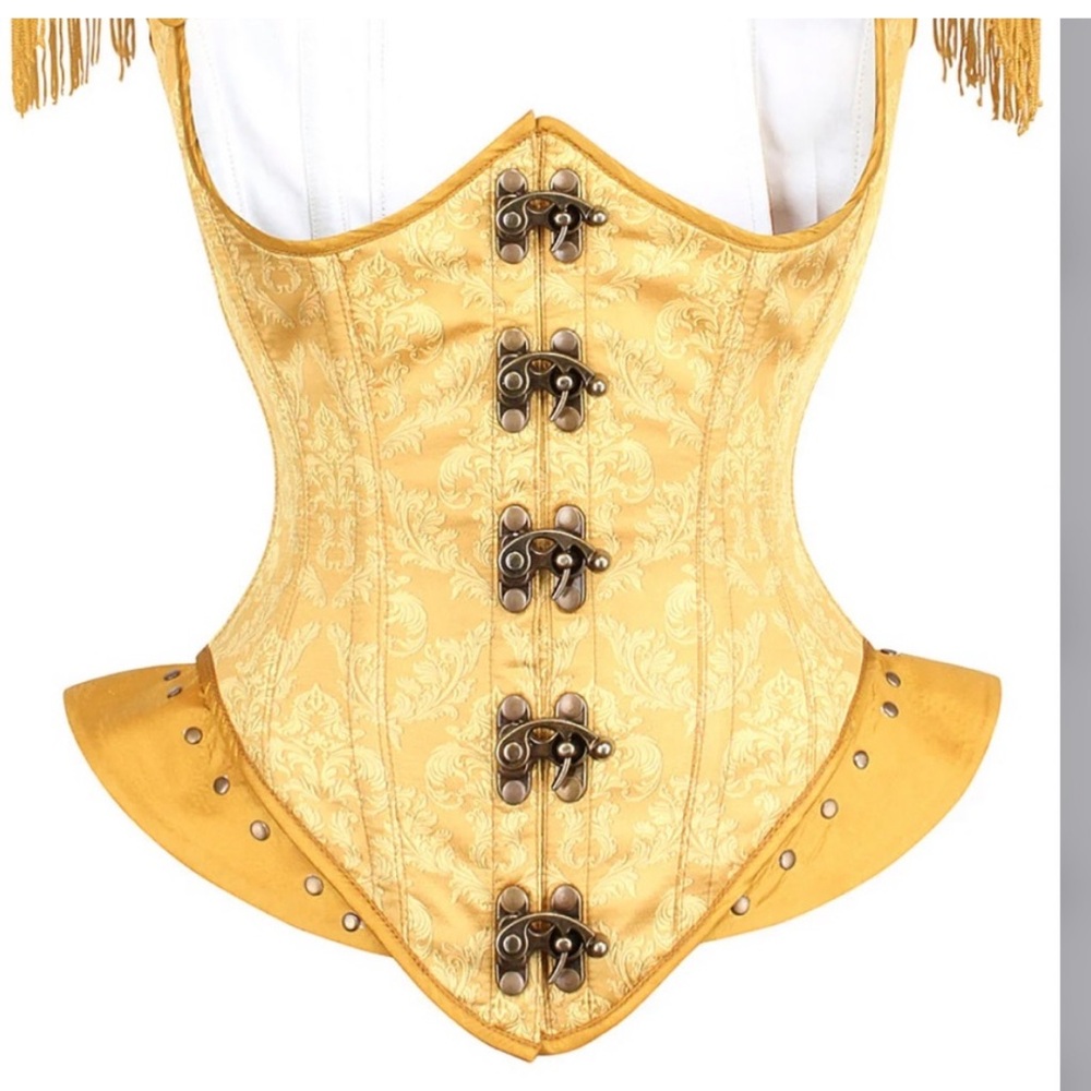 Elegant Gold Corset - Picture 2 of 4